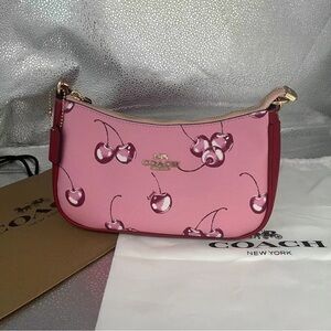 Coach 2way Cherry Pink Shoulder Bag CR290